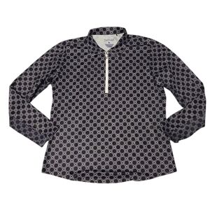 SanSoleil SOLCOOL Mock Neck Long Sleeve 1/4 Zip Sun Protect Performance Shirt‎